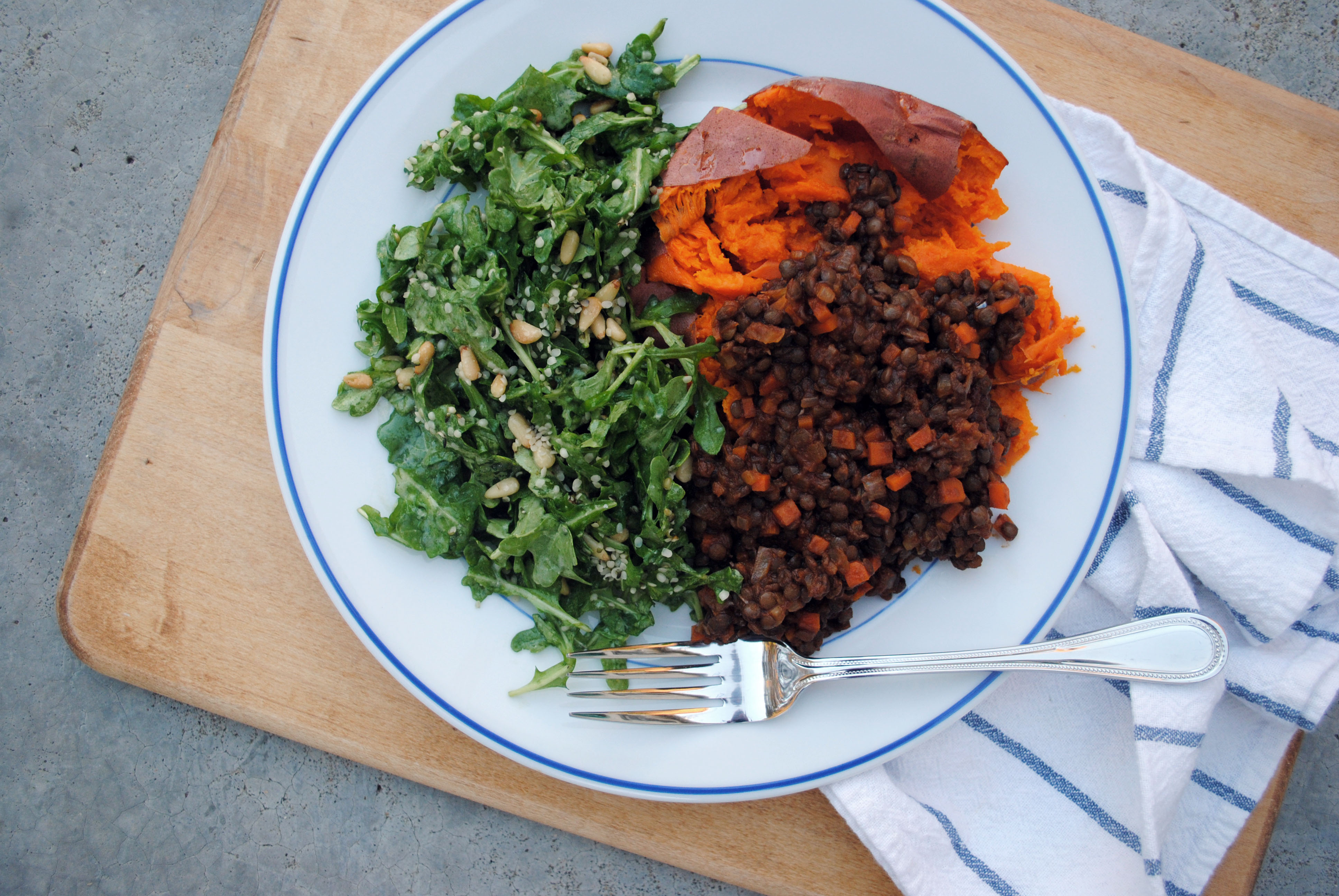 Hearty BBQ Lentils